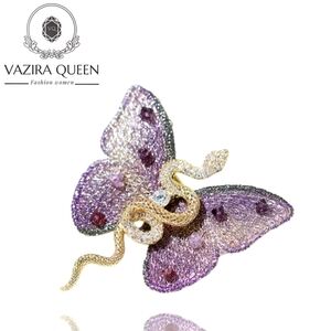VQ Snake-Butterfly Brooch